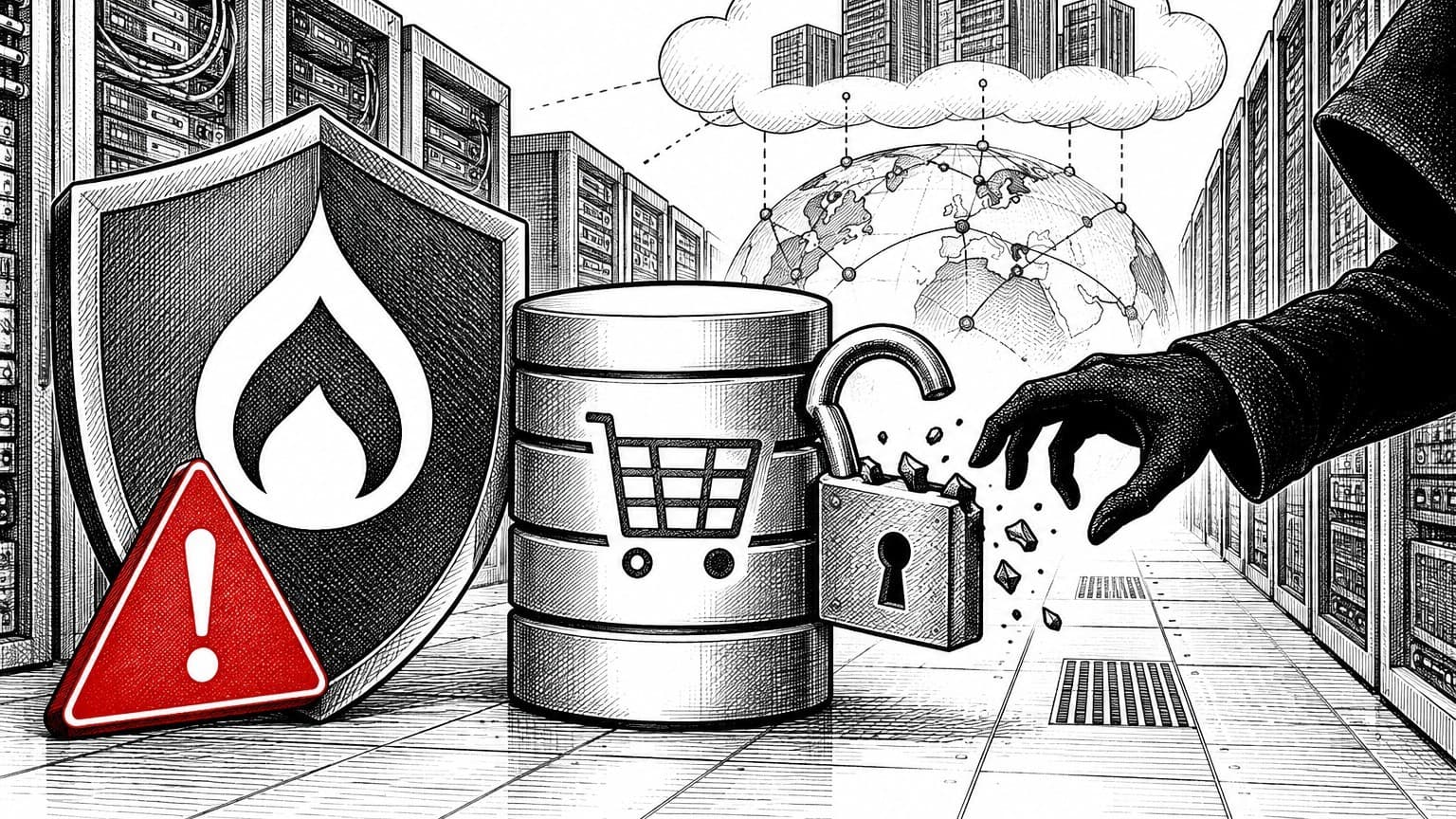 Illustration: Drupal warns Commerce Core access bypass is actively exploited