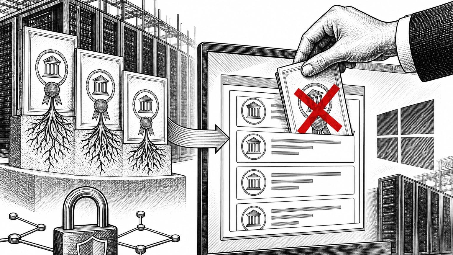 Illustration: eMudhra certificate authority roots