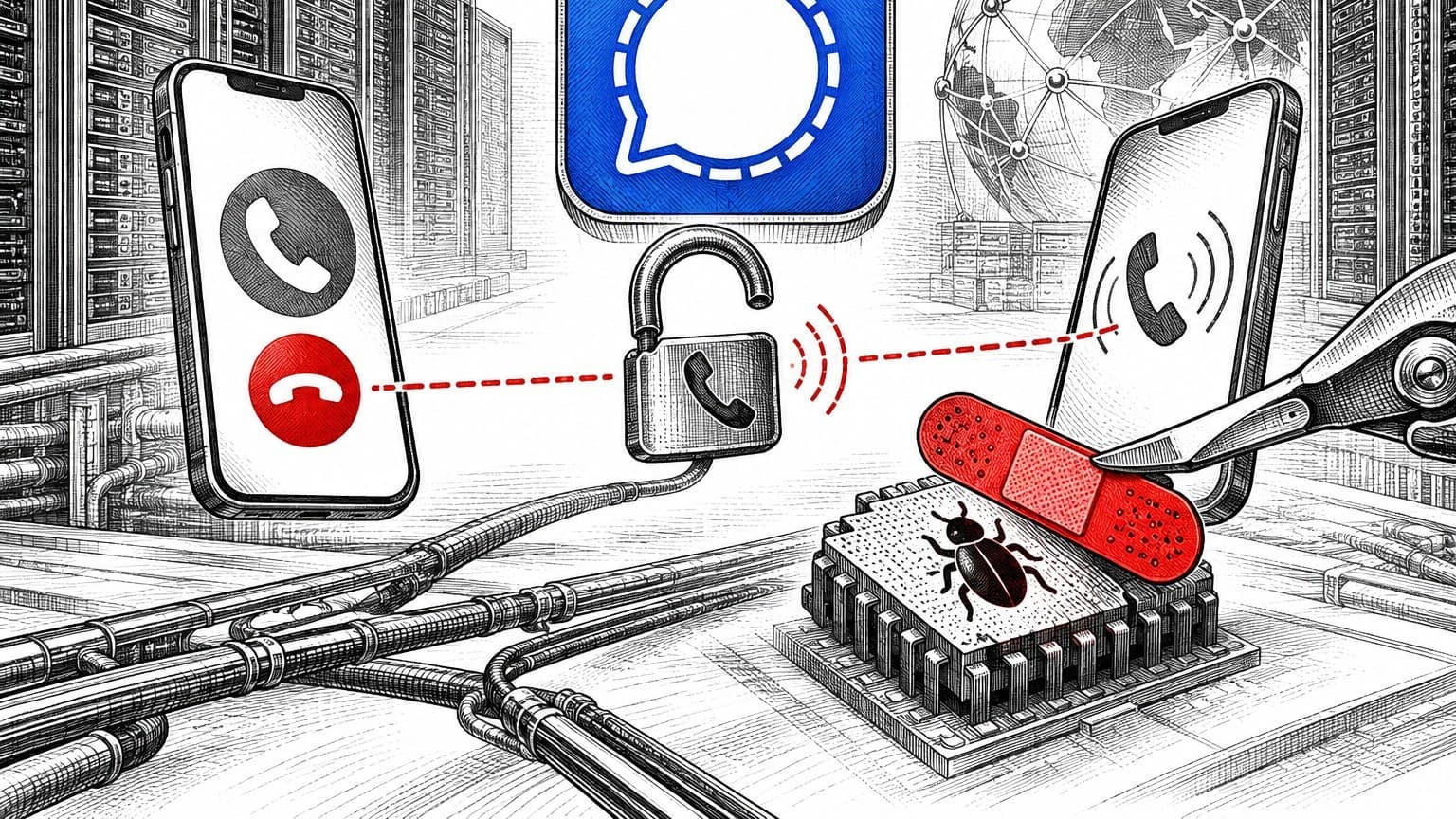Illustration: Signal app icon