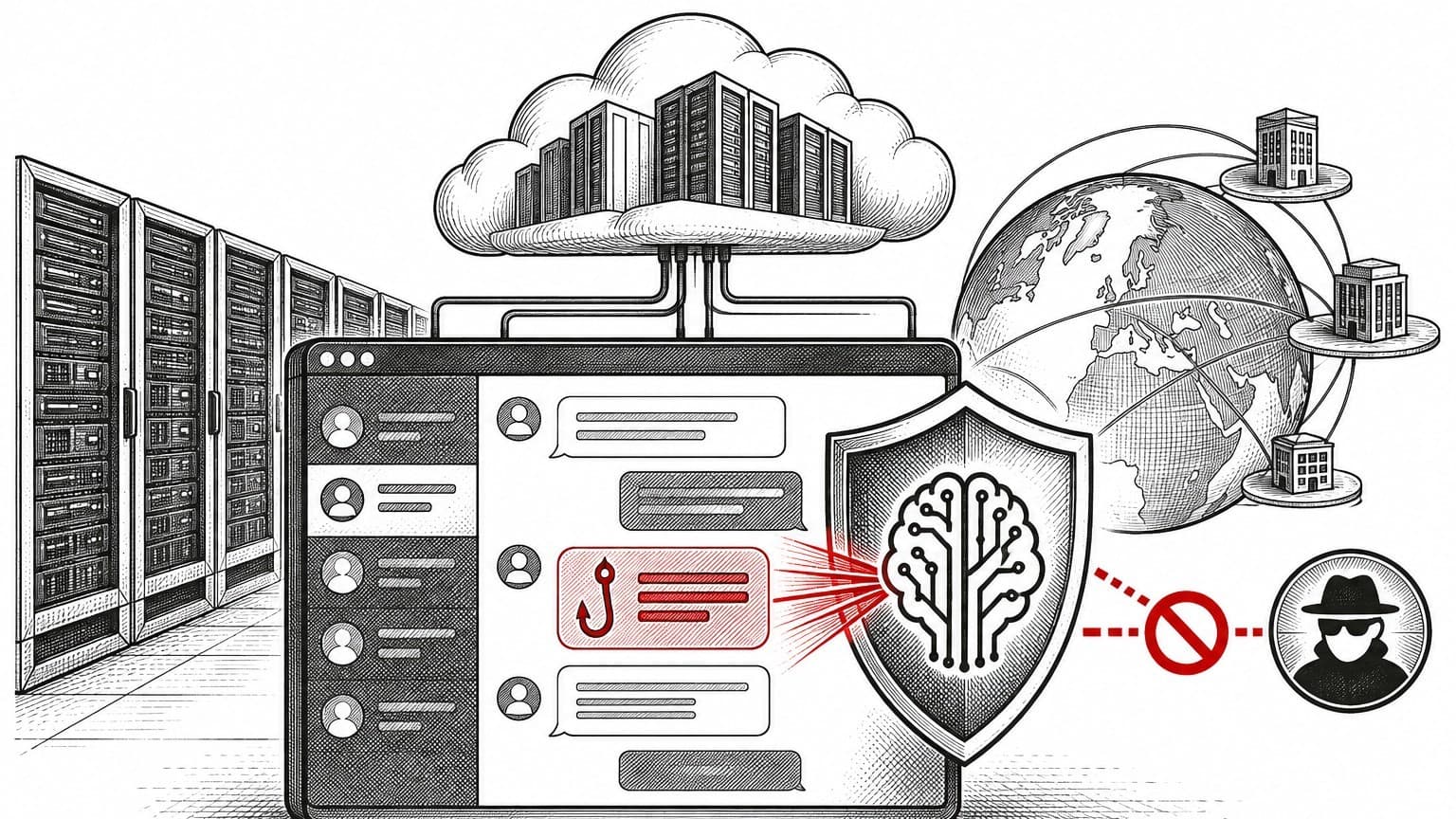 Illustration: Microsoft Teams to add AI-powered phishing detection for external chats