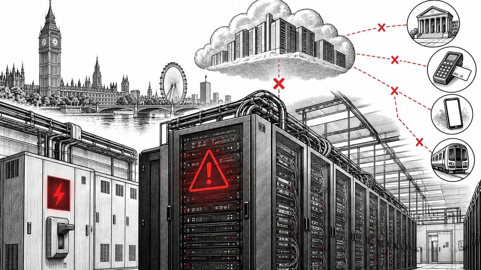 Illustration: London data centre power outage