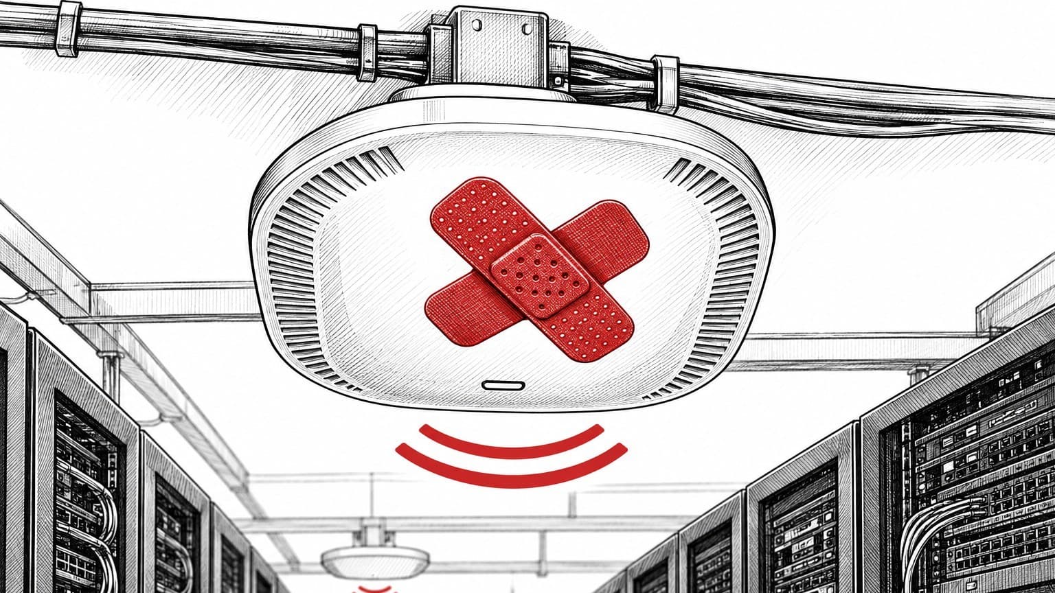 Illustration: Aruba access point vulnerability patch