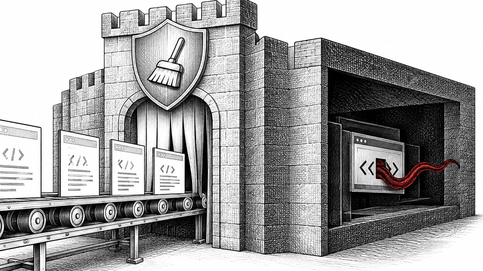 Illustration: DOMPurify shadow root vulnerability