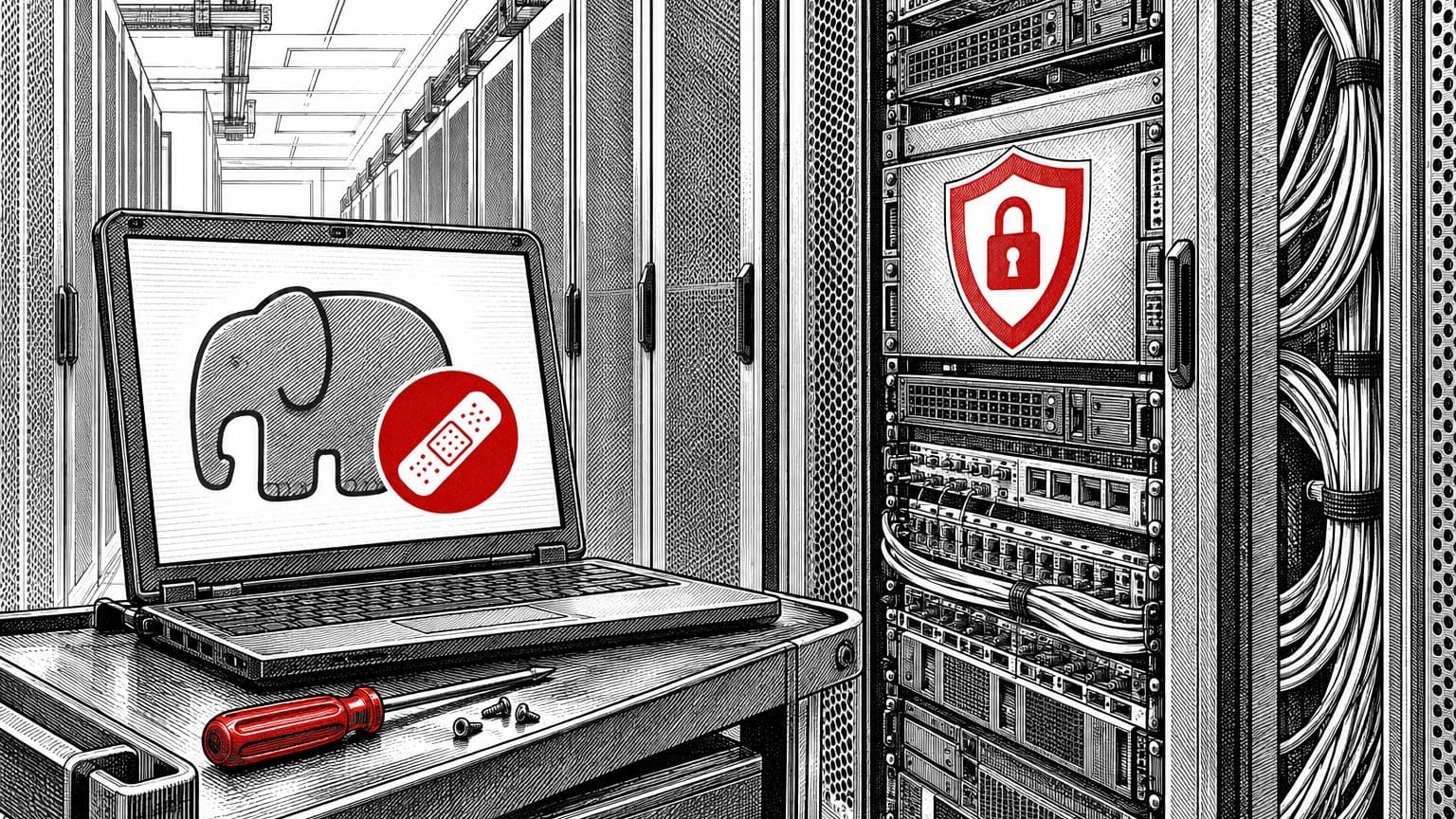 Illustration: server room PHP patch